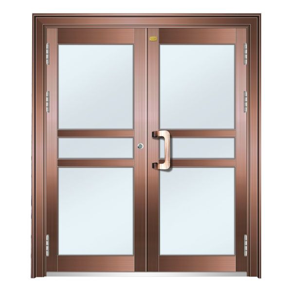 Science and technology door copper floor