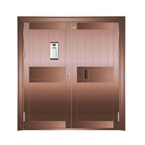 Science and technology door copper floor