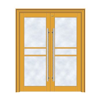 Process of galvanized sheet door