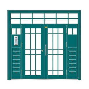 Process of galvanized sheet door