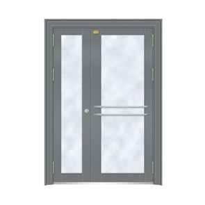 Process of galvanized sheet door