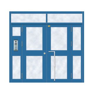 Process of galvanized sheet door